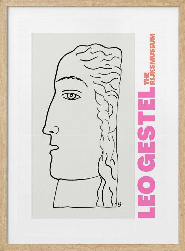 Elegante Profilskizze | Poster