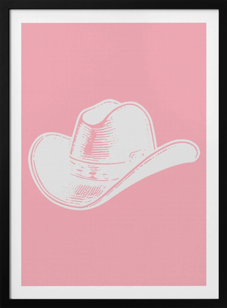 Rosa Cowboyhut | Poster