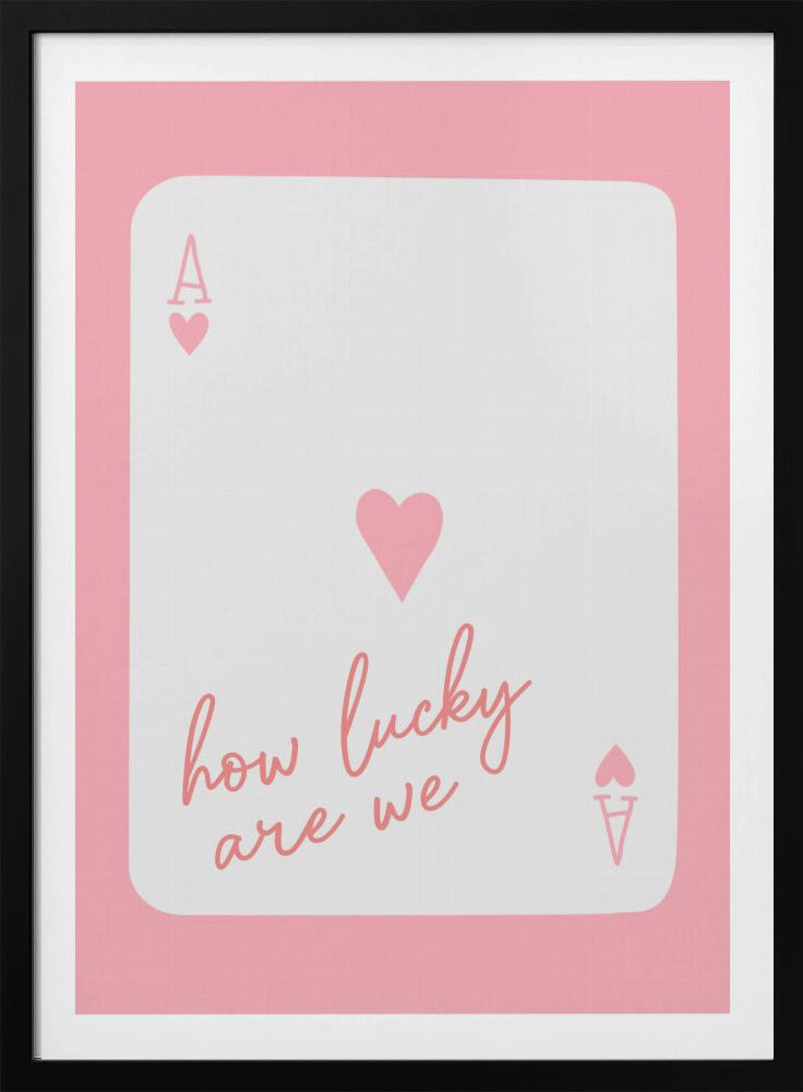 Wie glücklich sind wir, Ace Pink | Poster