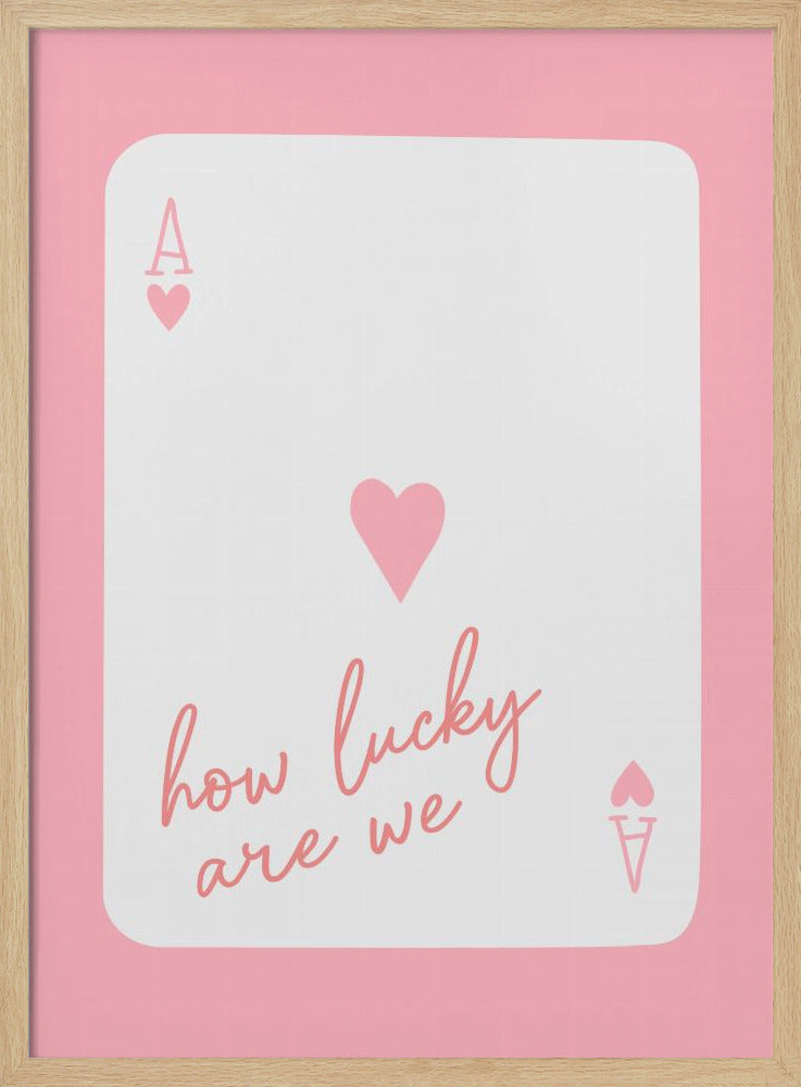 Wie glücklich sind wir, Ace Pink | Poster