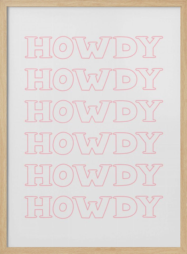 Pink Howdy | Poster