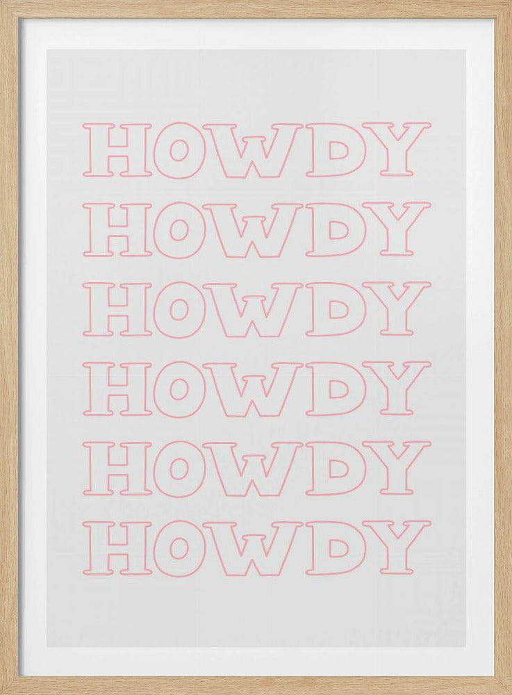 Pink Howdy | Poster