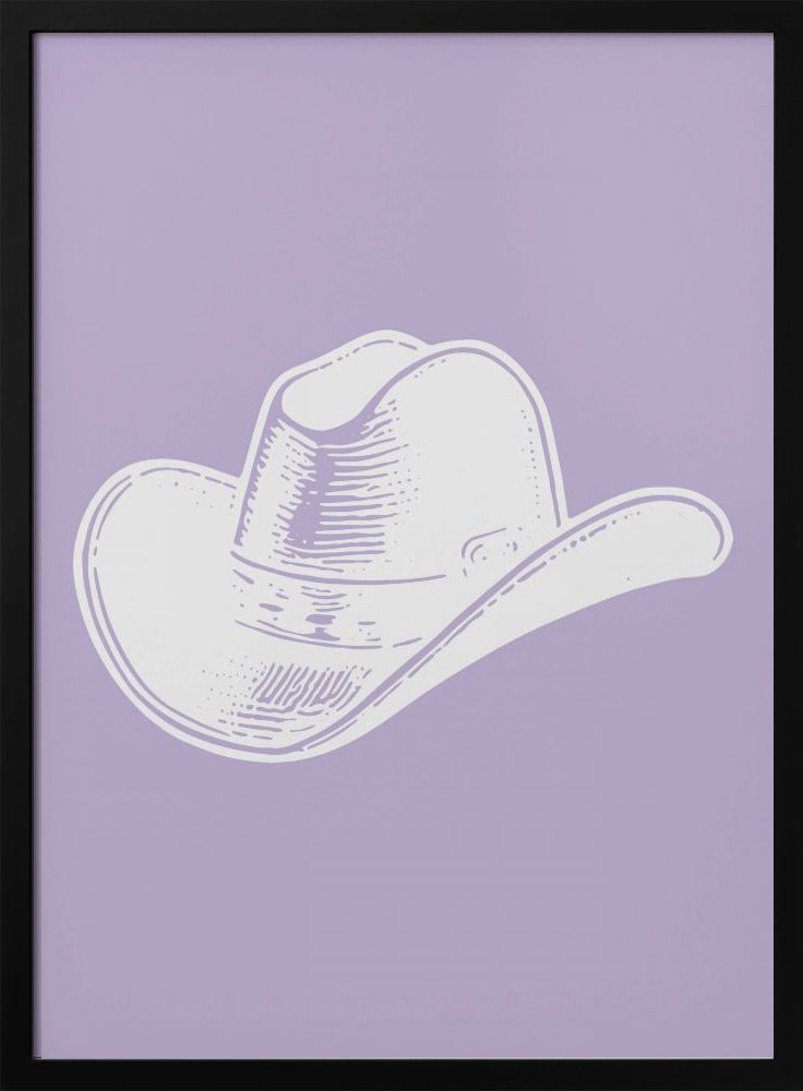 Purple Cowboy Hat | Poster