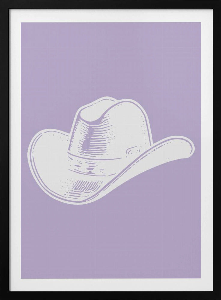 Purple Cowboy Hat | Poster