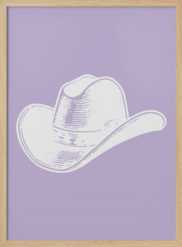 Purple Cowboy Hat | Poster
