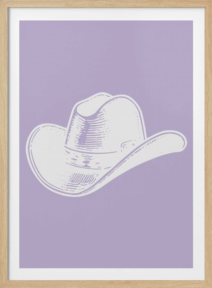 Purple Cowboy Hat | Poster