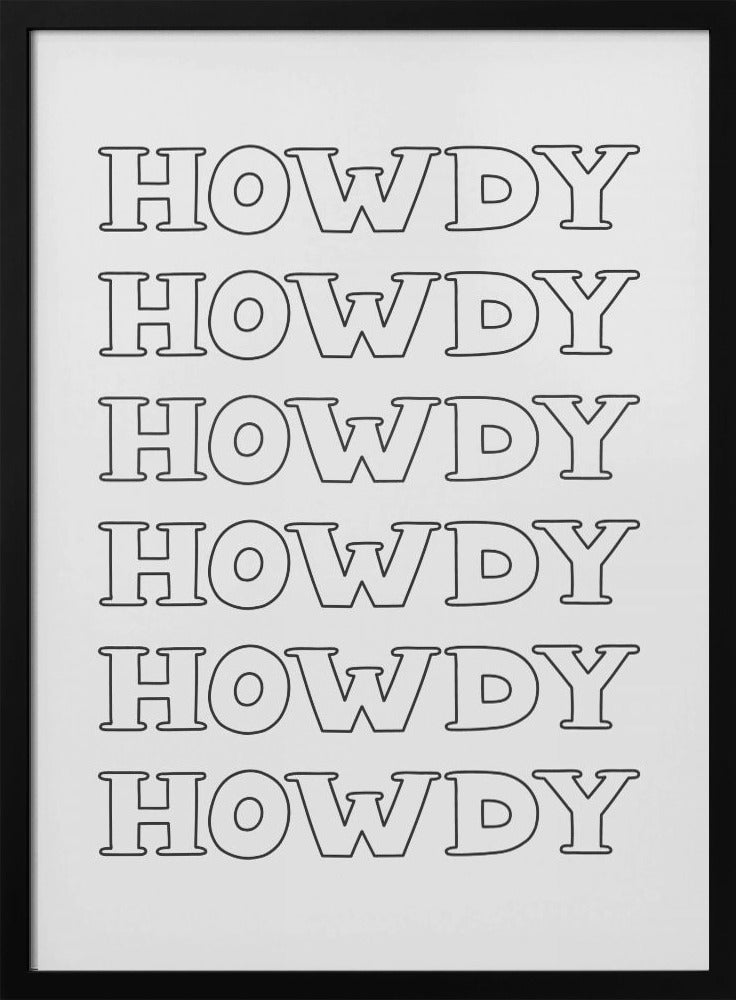 Black Howdy | Poster