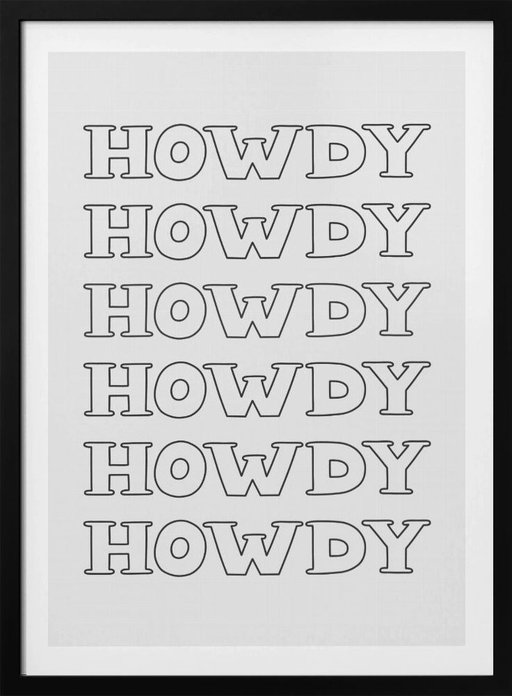 Black Howdy | Poster