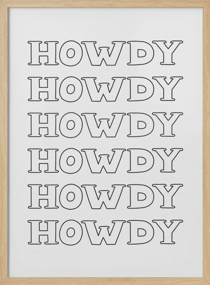 Black Howdy | Poster