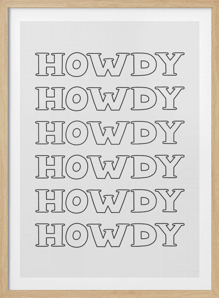 Black Howdy | Poster