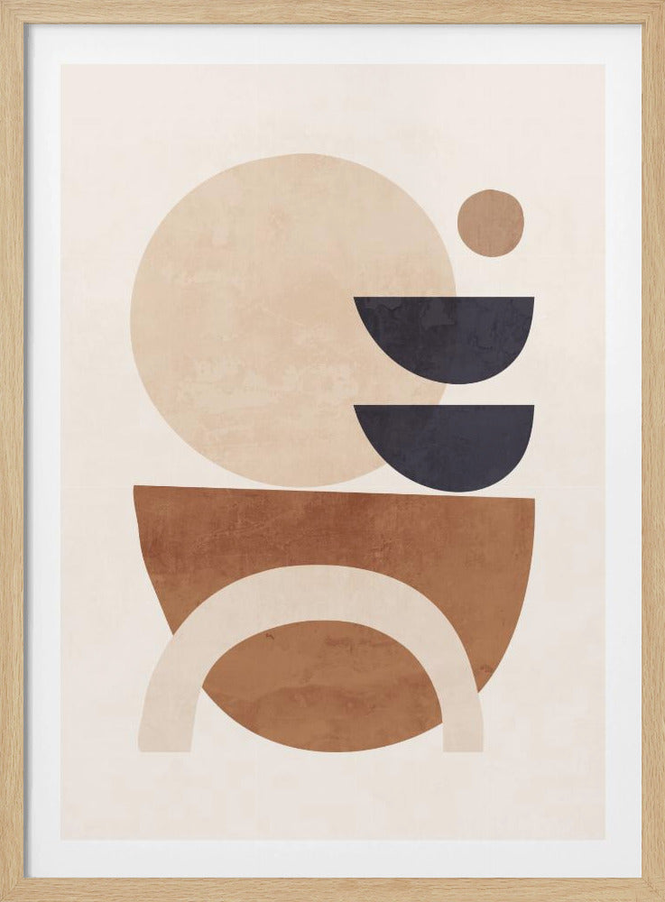 Abstrakte Minimalformen | Poster