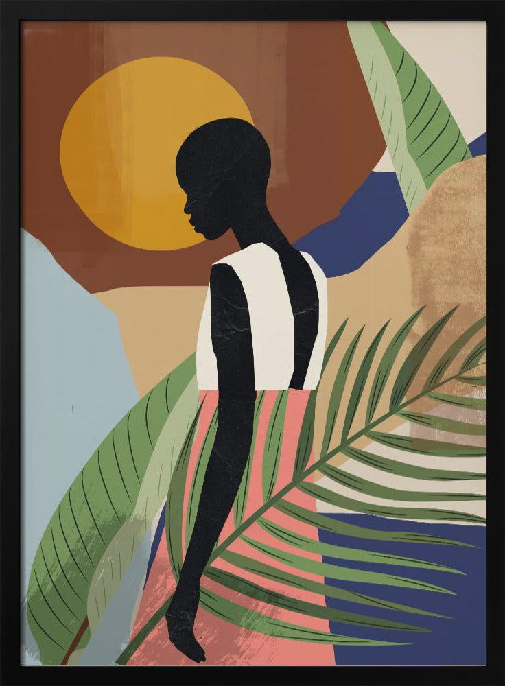 Tropische Mädchenform | Poster
