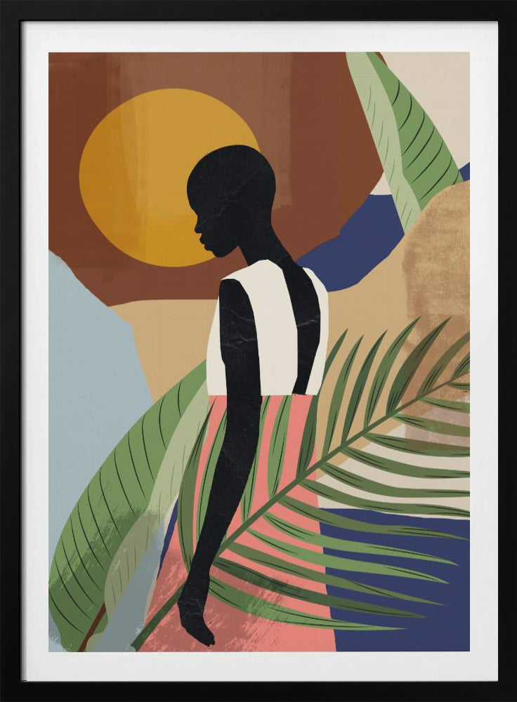 Tropische Mädchenform | Poster