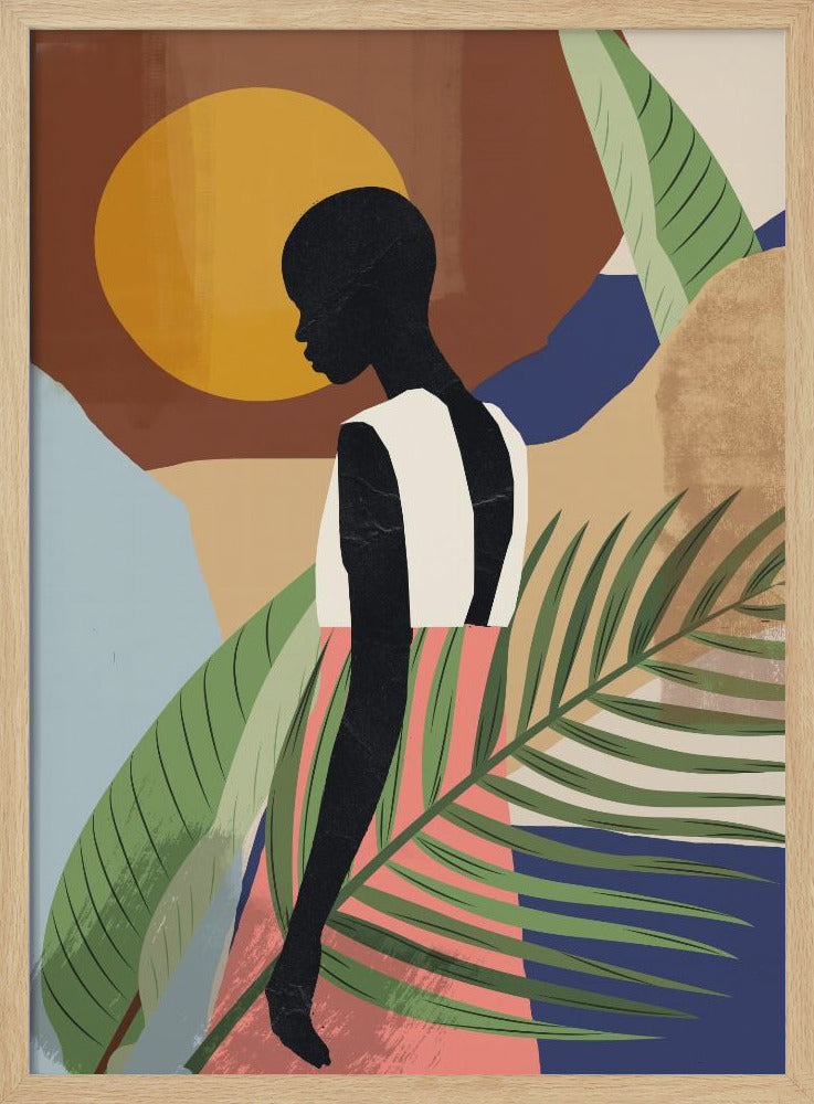 Tropische Mädchenform | Poster