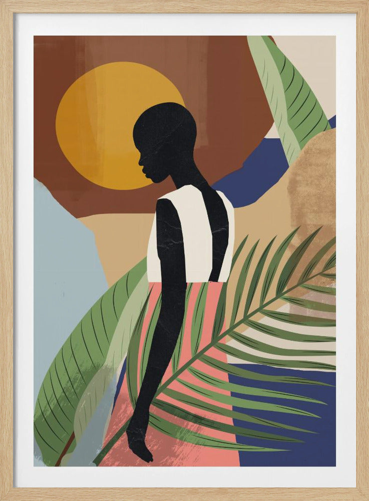 Tropische Mädchenform | Poster