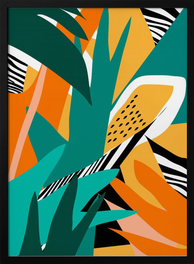 Dschungel Abstrakte Form | Poster