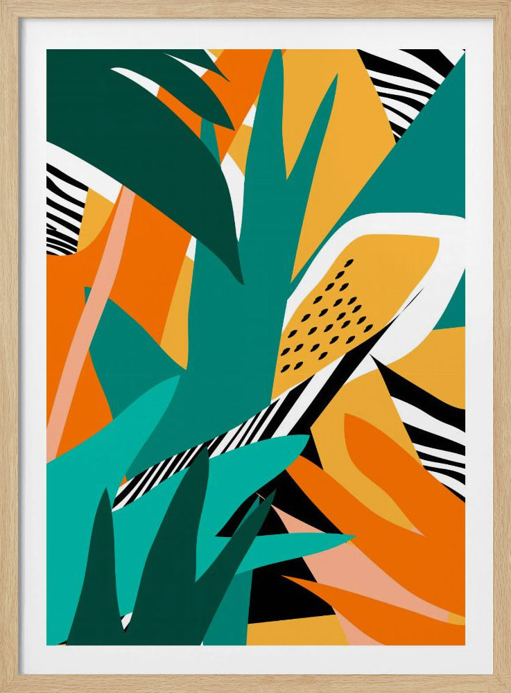 Dschungel Abstrakte Form | Poster