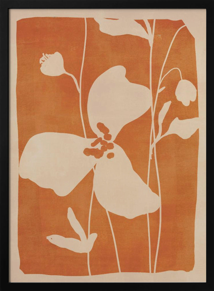 Abstrakte Minimalblumen | Poster