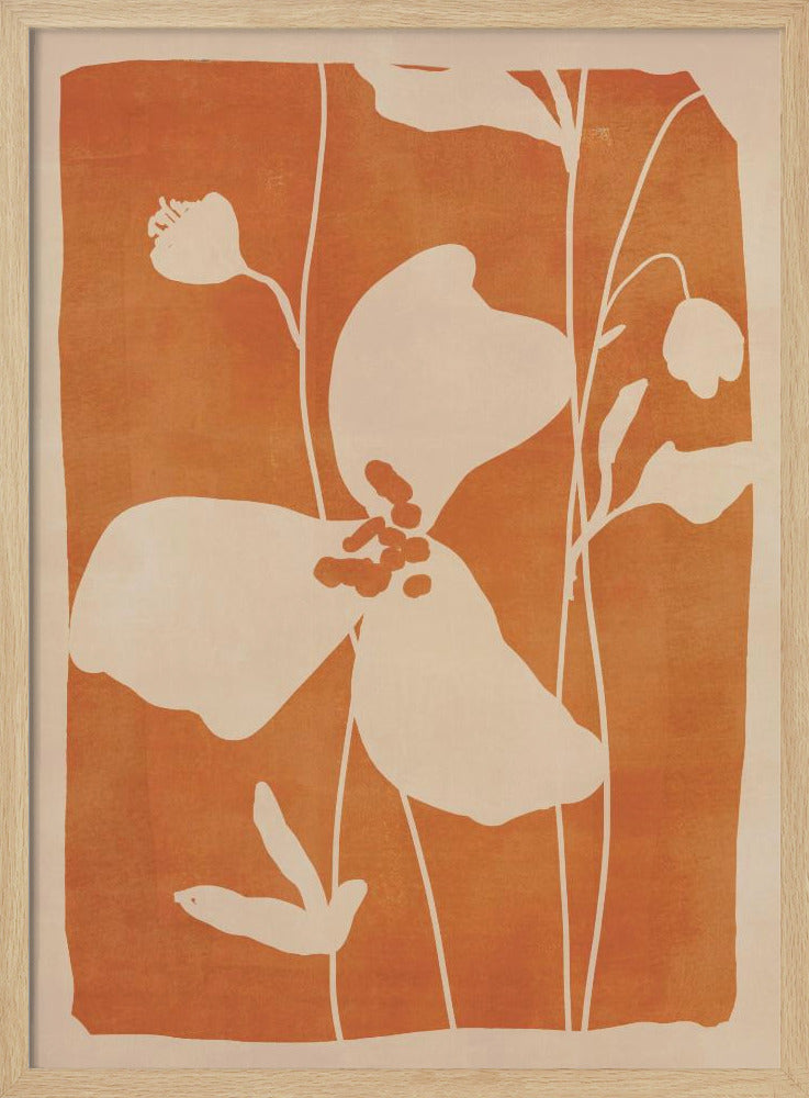 Abstrakte Minimalblumen | Poster