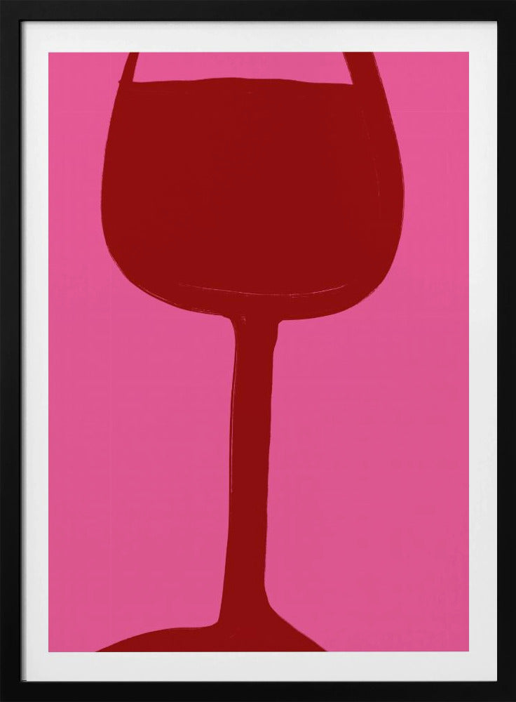 Wein und Pink Vibes | Poster