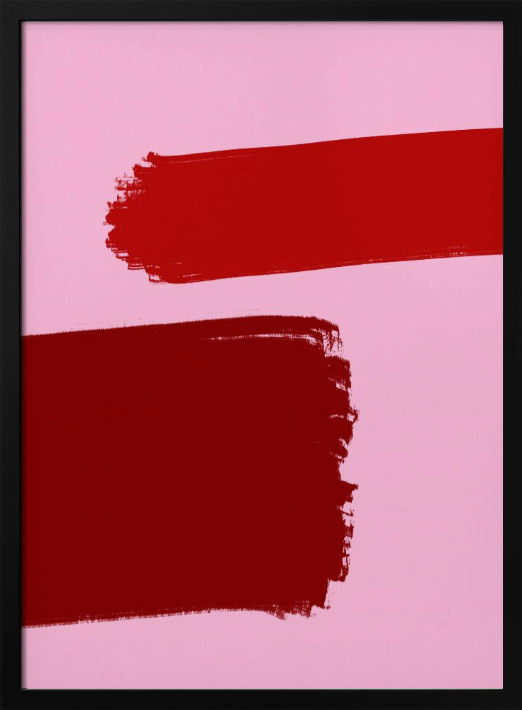 Crimson Strokes | Poster
