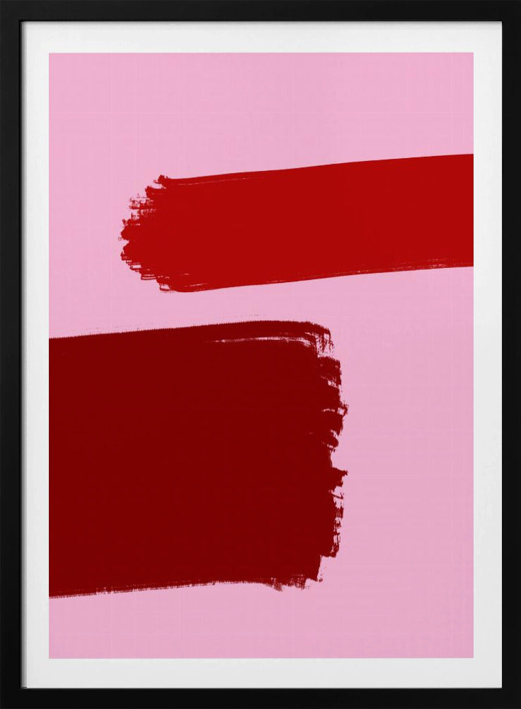 Crimson Strokes | Poster