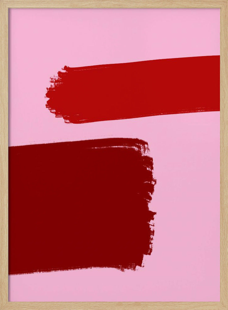 Crimson Strokes | Poster