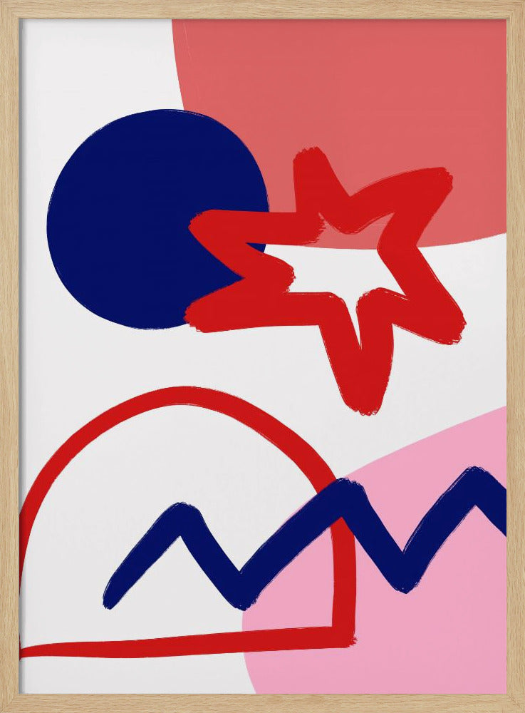 Bold Geometric Shapes | Poster