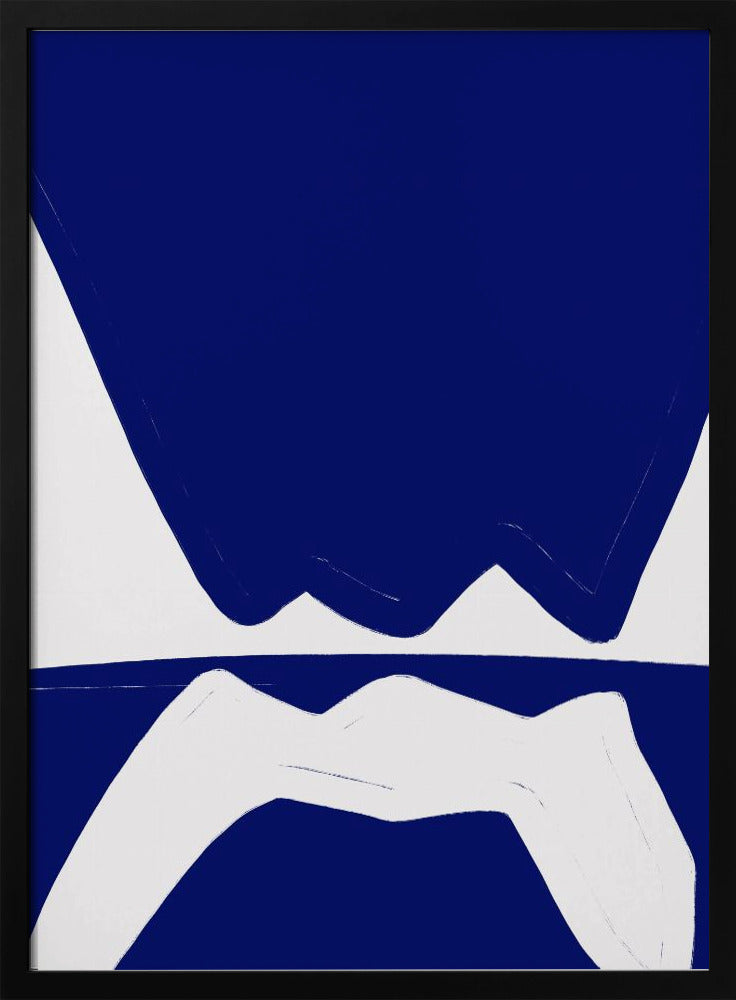 Blaue Wellen Harmonie | Poster