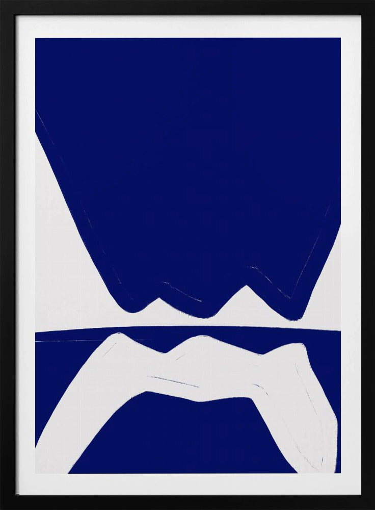 Blaue Wellen Harmonie | Poster