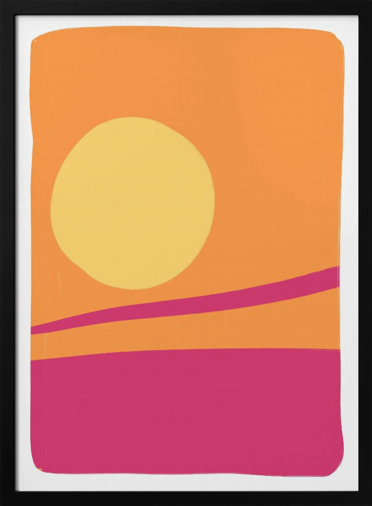 Lebendiges Sonnenuntergangsglühen | Poster