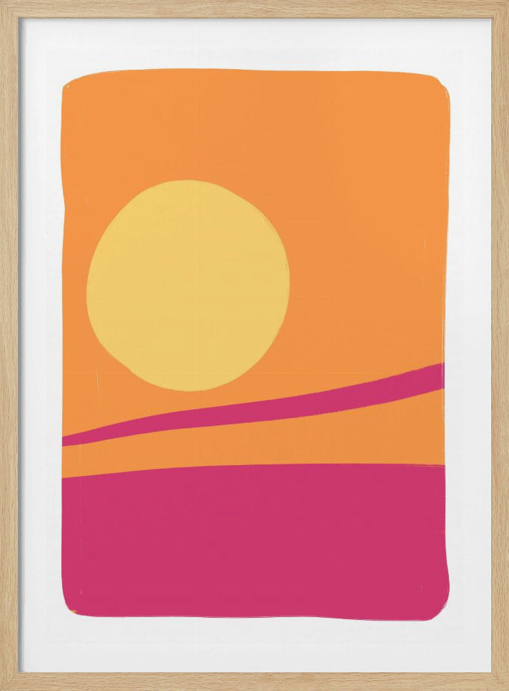 Lebendiges Sonnenuntergangsglühen | Poster