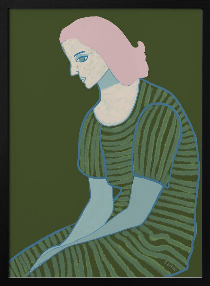 Sitzende Dame | Poster