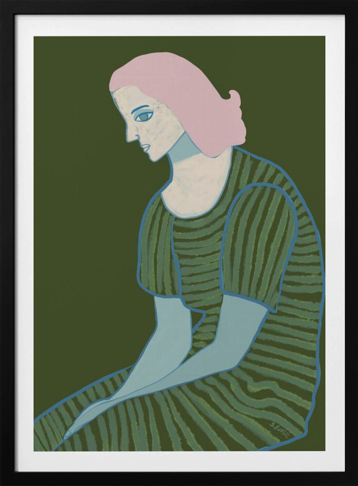 Sitzende Dame | Poster