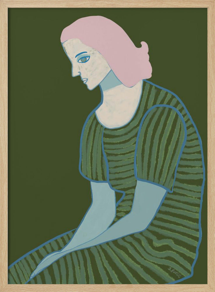 Sitzende Dame | Poster