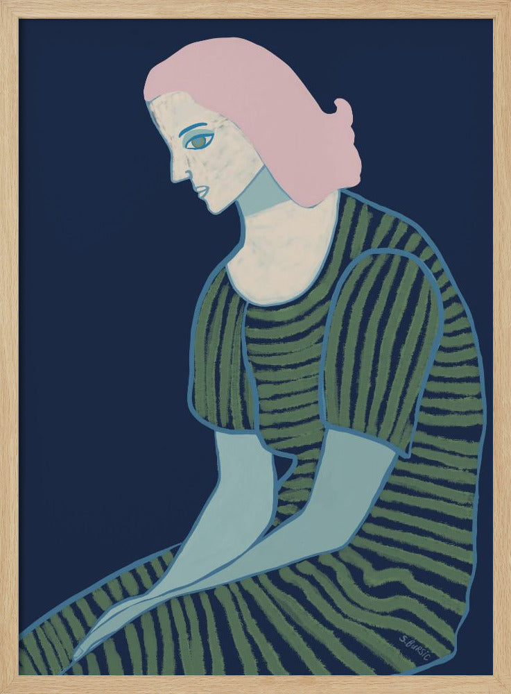 Sitzende Dame | Poster