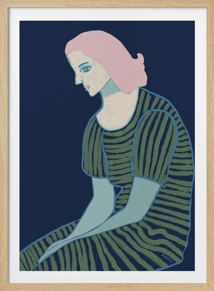 Sitzende Dame | Poster