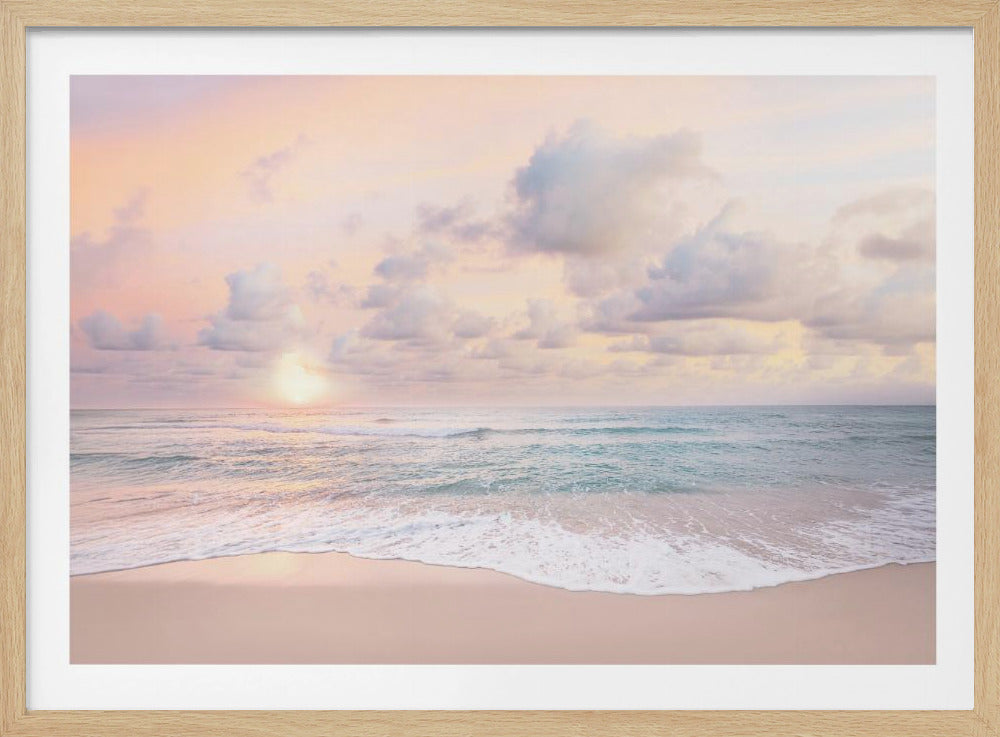Bewölkter Sonnenuntergang | Poster
