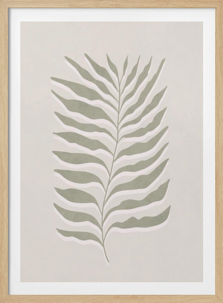 Olivgrünes Blatt | Poster
