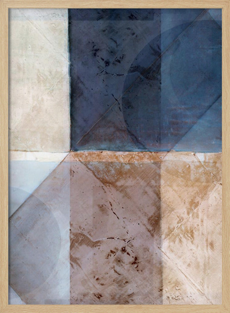 Abstraktes geometrisches Muster | Poster
