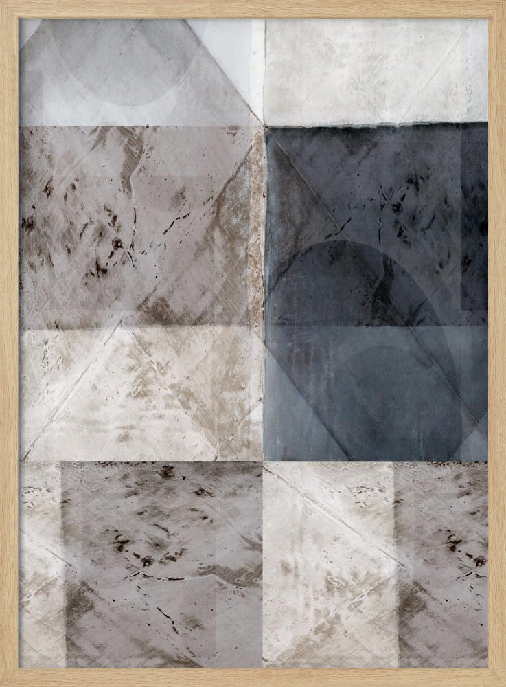 Abstraktes geometrisches Muster | Poster