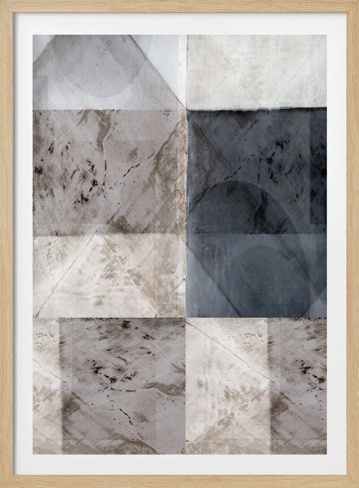 Abstraktes geometrisches Muster | Poster