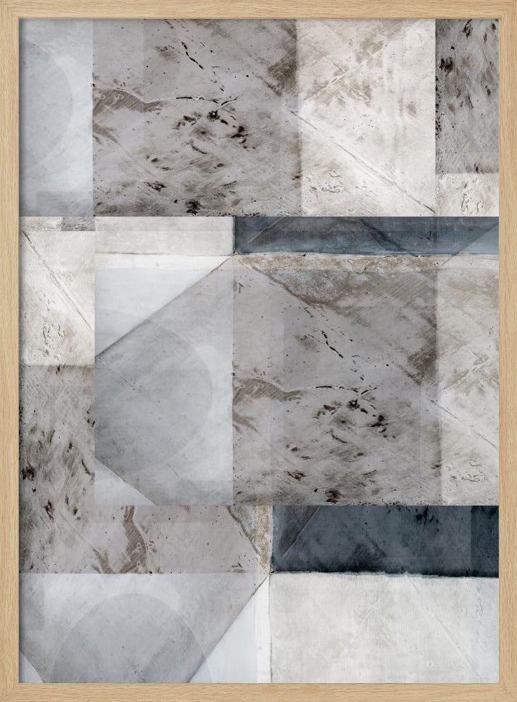 Abstraktes geometrisches Muster | Poster