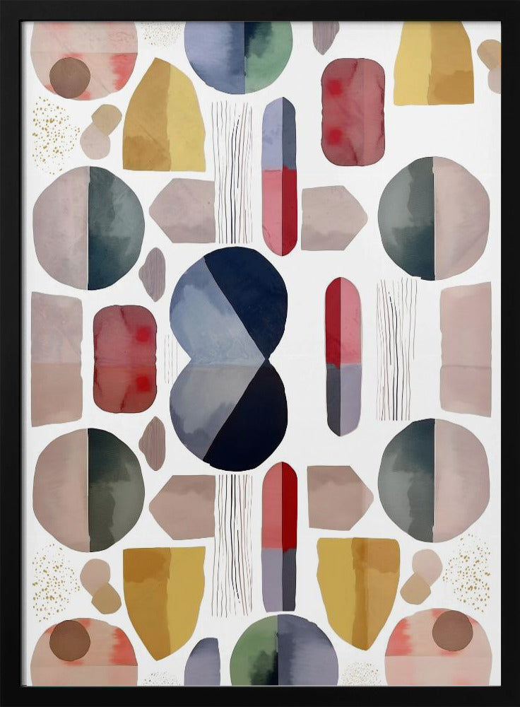 Abstrakte geometrische Formen | Poster