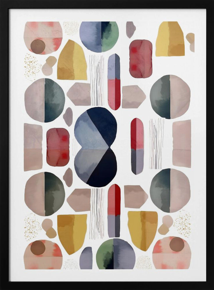 Abstrakte geometrische Formen | Poster