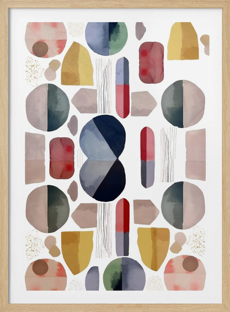 Abstrakte geometrische Formen | Poster