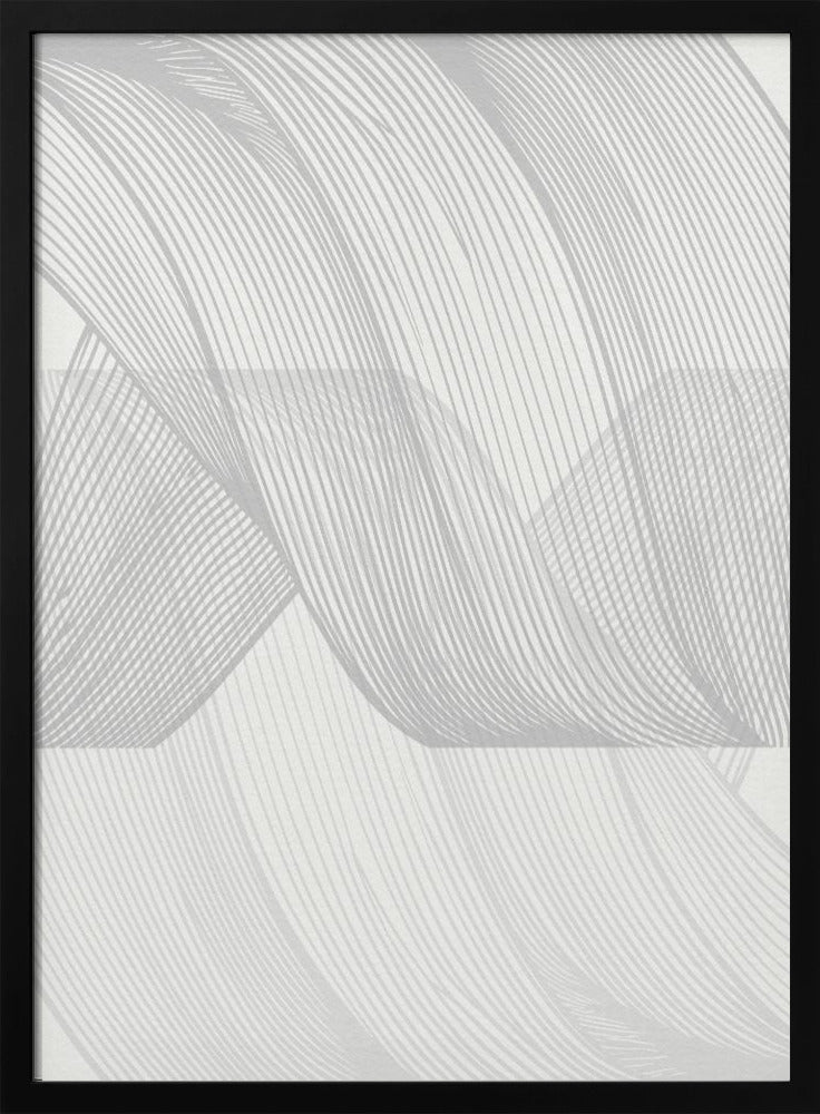 Abstrakte Linienwelle | Poster