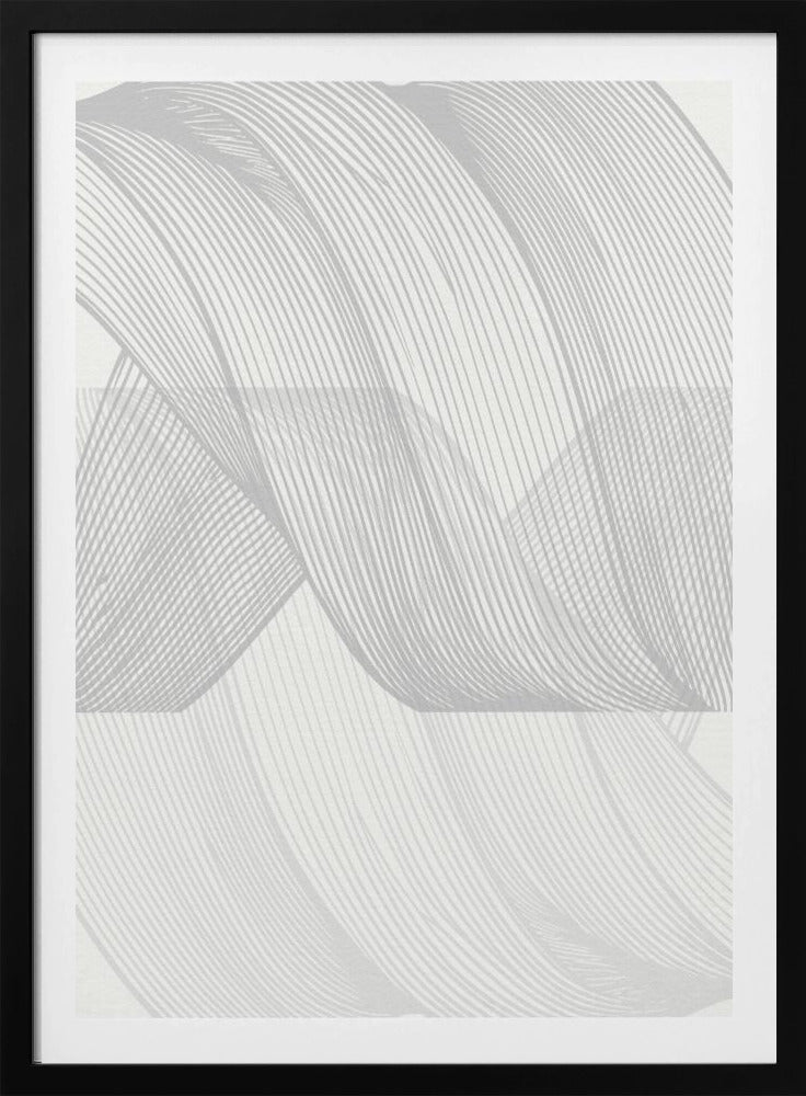 Abstrakte Linienwelle | Poster