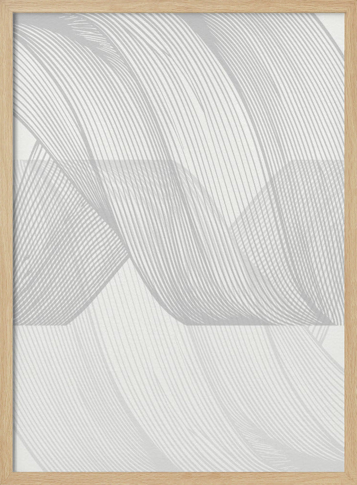 Abstrakte Linienwelle | Poster