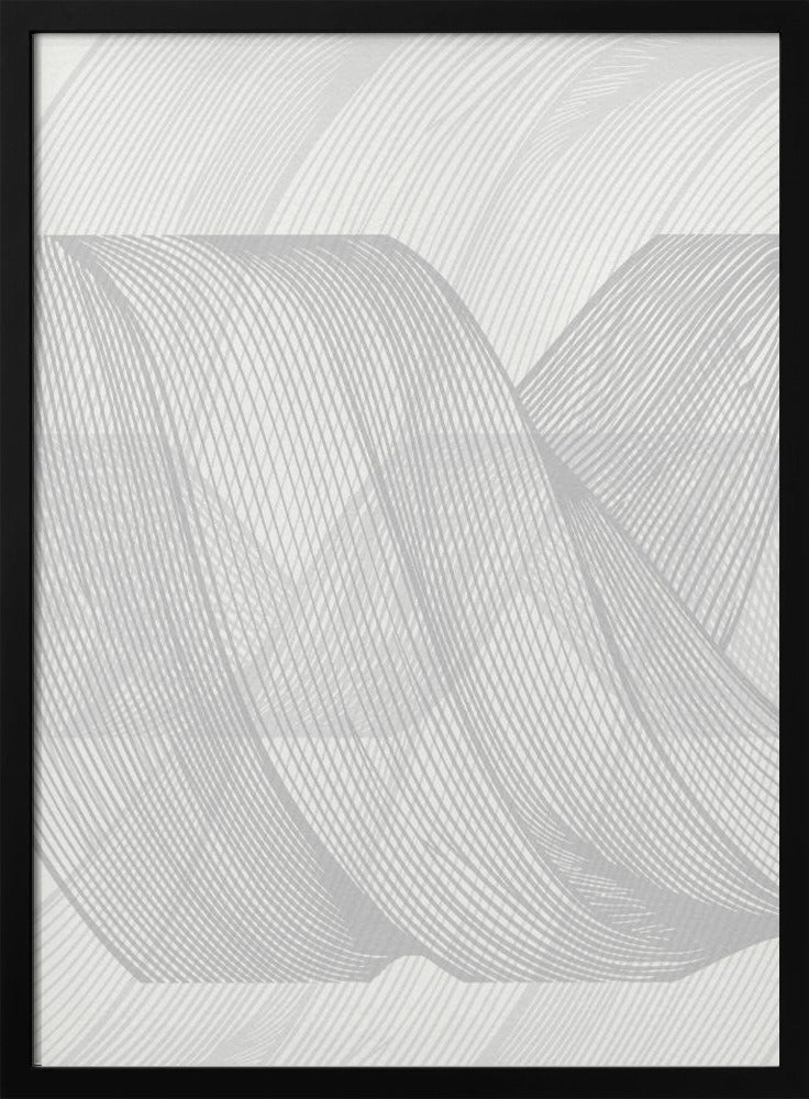 Abstrakte Linienwelle | Poster